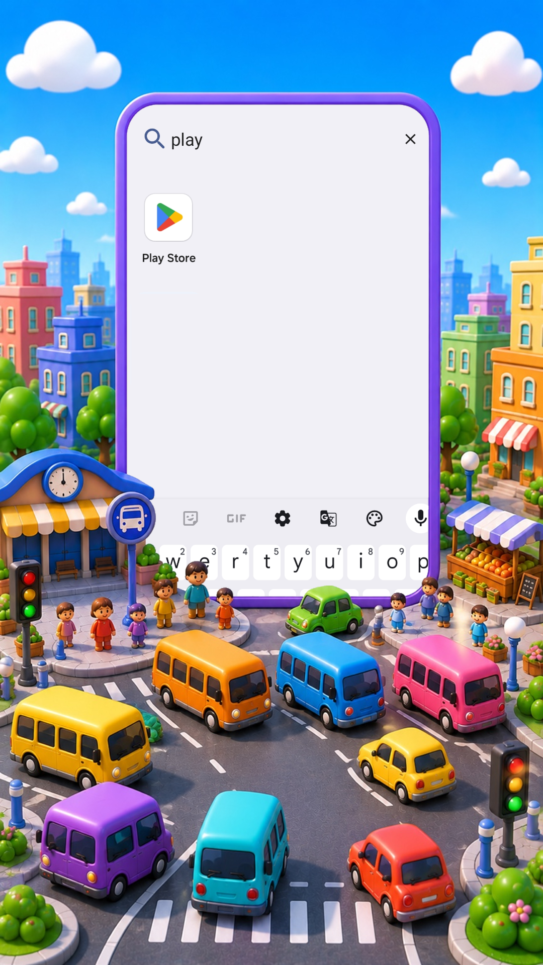 Bus Out Launcher Play Store search preview